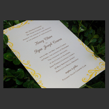 image of invitation - name Kenzy Y