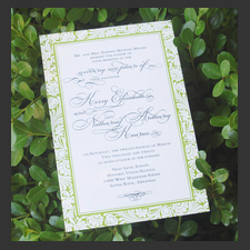 image of invitation - name Kerry M