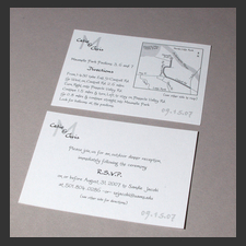 image of invitation - name direction Catie J