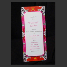 image of invitation - name bridal luncheon Rachel F