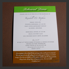 image of invitation - name rehearsal Kendall