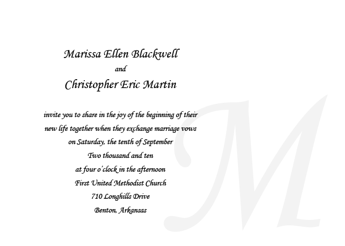 image of watermarked invitation with initial 1