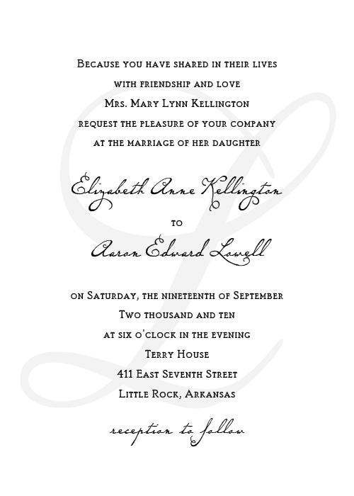 image of watermarked invitation with initial 4