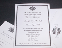 image of J. Felts wedding invitations
