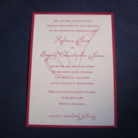 image of Rebecca & Bryan's - wedding invitation