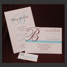 image of invitation - name Whitney R