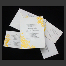 image of invitation - name Marlea W