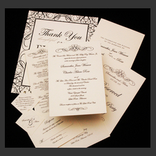 image of invitation - name Samantha W