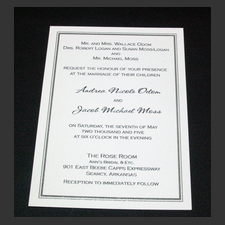 image of invitation - name Andrea O