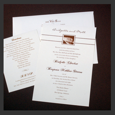 image of invitation - name Bridgette M